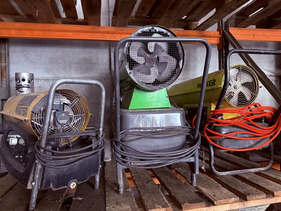 nagrzewnica olejowa master z odprowadzeniem spalin