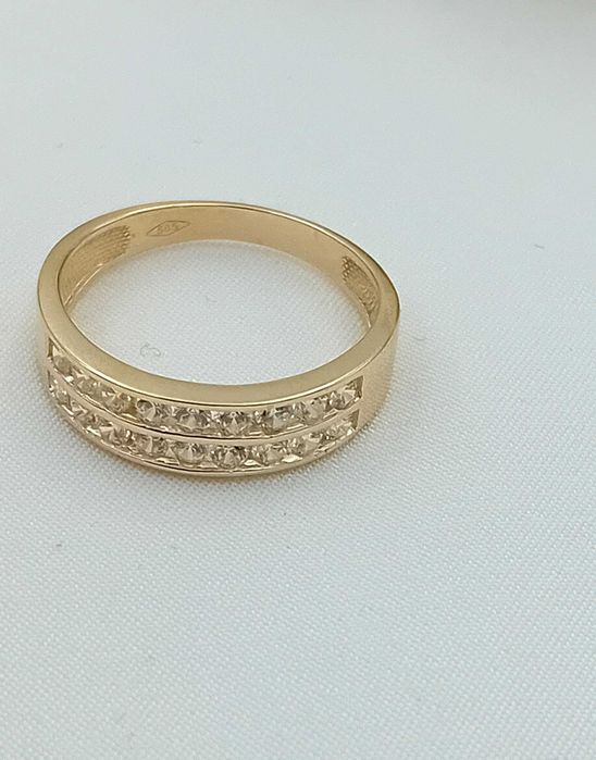 Złoty pierścionek obrączka próba 585 rozmiar 13 NOWY/ Fajne Okazje