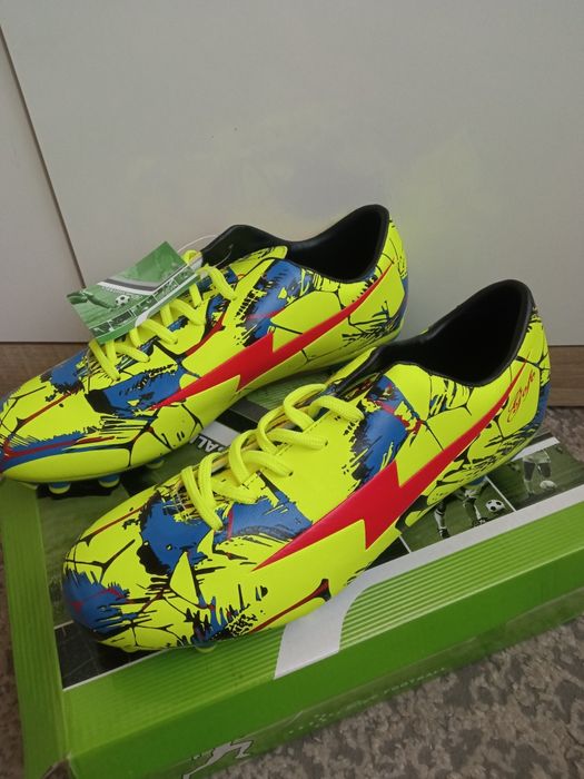 Gofc korki buty sportowe do piłki nożnej neonowe 44