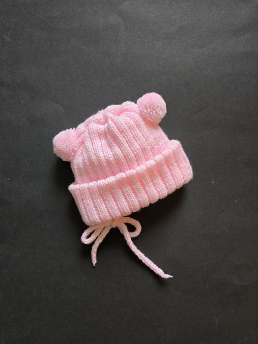 Czapka zimowa dla noworodka 0-3 miesiąca