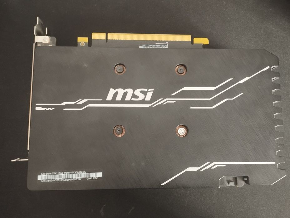 Karta graficzna MSI GTX 1660 Ventus XS 6G OC.
