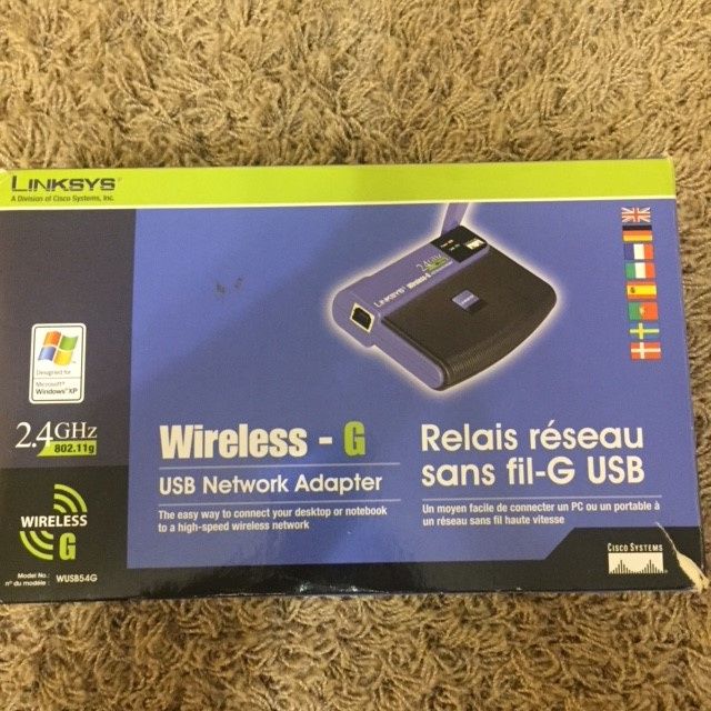 Cisco-Linksys WUSB54G USB Wireless-G Adapter64585160788353122