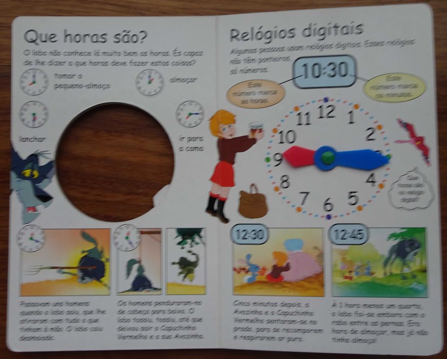 Descobrindo As Horas Com O Capuchinho Vermelho