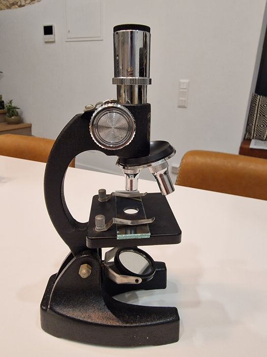 Microscópio Dia Scope Japão antigo