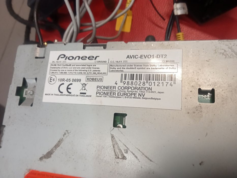 Radio Pioneer AVIC-EVO1-DT2 Fiat Ducato Jumper Boxer