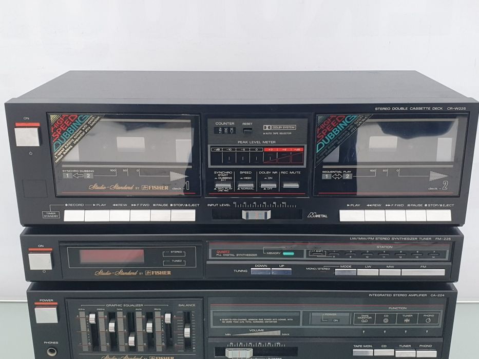 Wieża stereo Fisher wersja midi/ad-931 seria 225