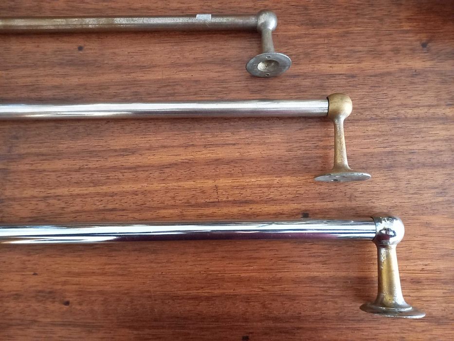 3 toalheiros antigos, conjunto