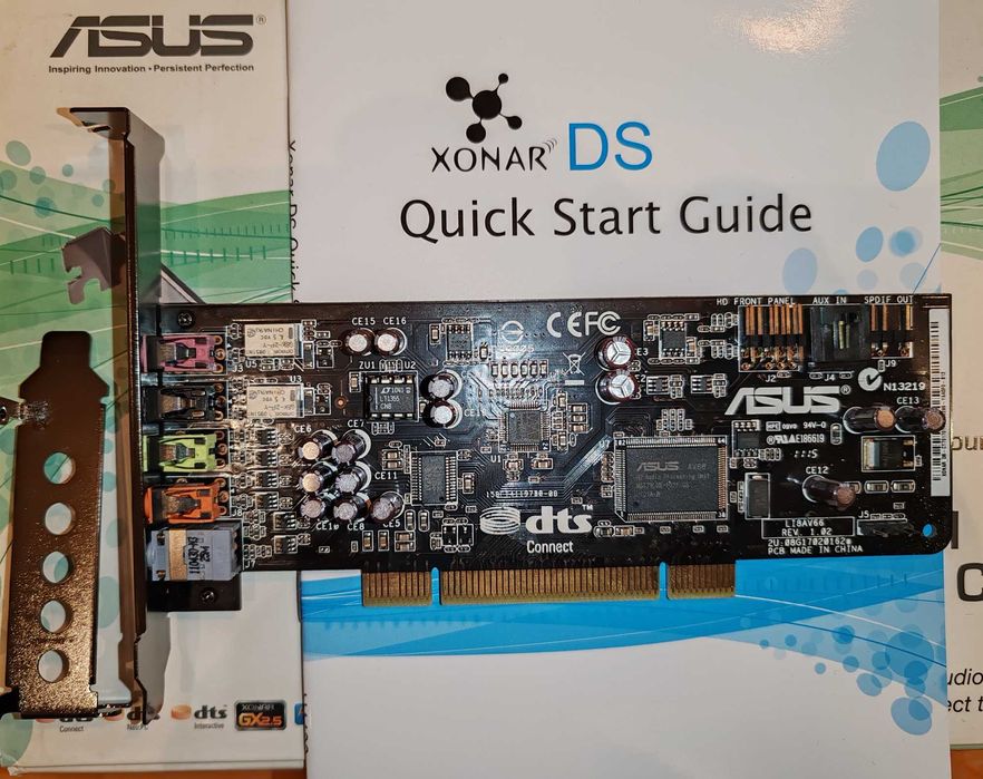 Звуковая карта ASUS Xonar DS (с улучшенным ОУ LT1355)