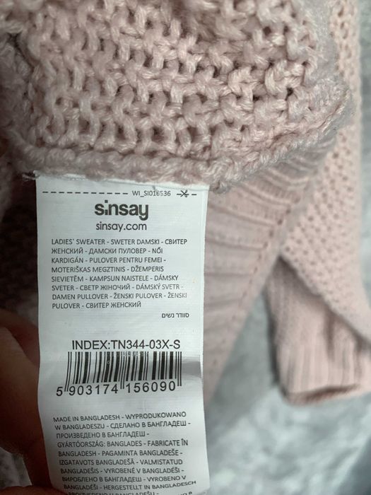 sweter ażurowy marki Sinsay rozmiar S