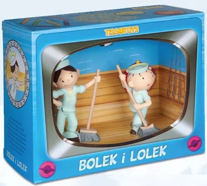 Zestaw figurek: Bolek i Lolek Marynarz. Tisso Toys. Nowy Produkt