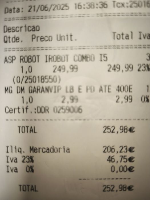 Aspirador iRobot roomba I5