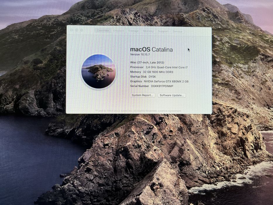 iMac 27’’ i7 32gb RAM