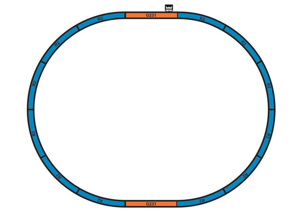 PIKO H0 (57113) - Zestaw startowy Lokomotywa parowa, 3 wagony towarowe