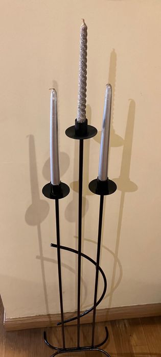2 candelabros impecaveis