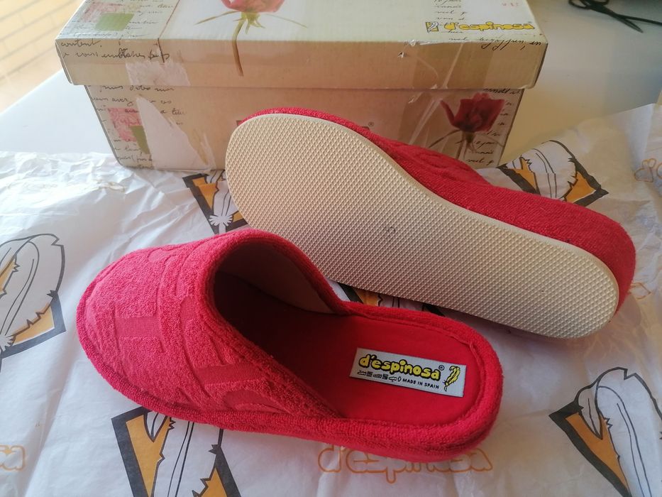 Chinelos Senhora Vermelho D'espinosa