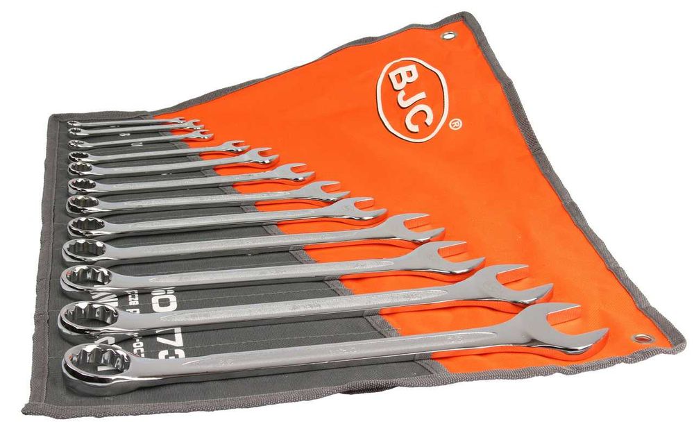 Klucze płasko oczkowe 12 szt płachta zestaw komplet 6-32mm klucz