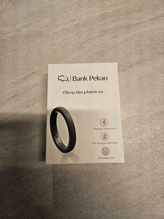 Obrączka płatnicza Pagopace Slim Black Rough, rozmiar 13 (nowa)