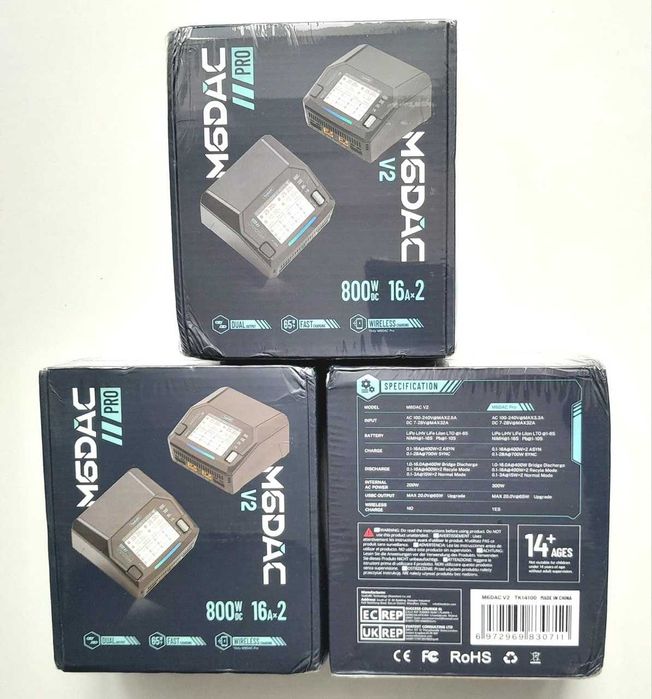 НОВИЙЗарядний пристрій для АКБ AKB для дронів Toolkit M6DAC PRO Тулкіт