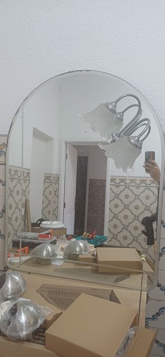 Espelho casa banho antigo