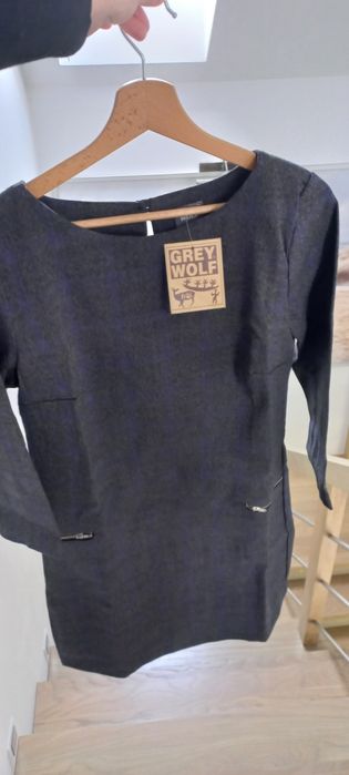 rozm.S Nowa Sukienka Grey Wolf