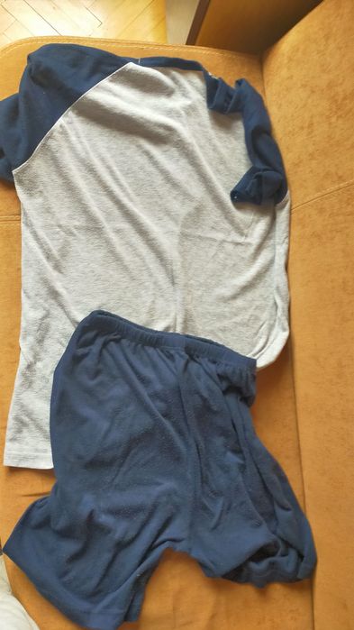 Piżama męska XL krótkie spodenki