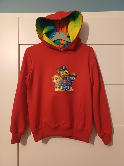 Nowa bluza kangurka, unisex Psi patrol rozmiar 116/122