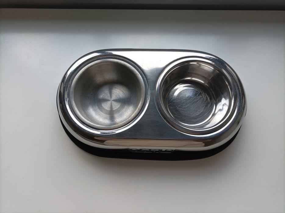 Comedouro e Bebedouro Cão Premium com taça em inox da Dogit