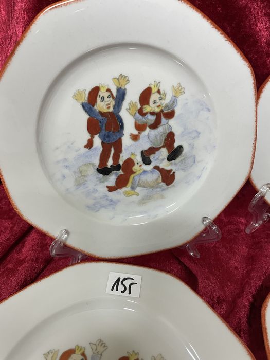 Porcelanowe talerzyki 6 szt