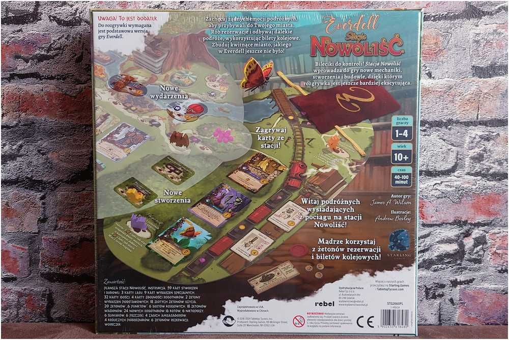 Everdell Stacja Nowoliść - ogromny dodatek gra planszowa