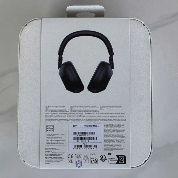 Nowe słuchawki Sony WH-1000XM6 czarne