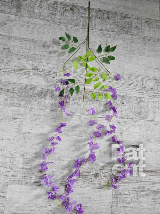 Wisteria fioletowa glicynia sztuczna girlanda dekoracja 12 sztuk