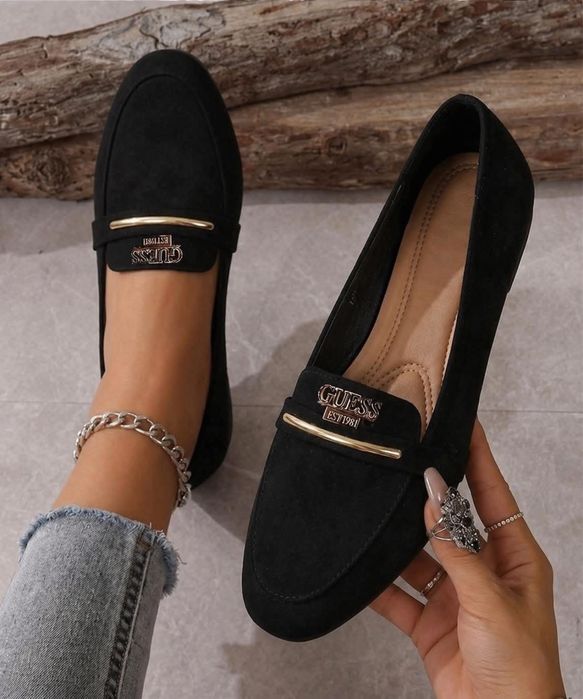 Buty Damskie Czarns Baleriny 36-41