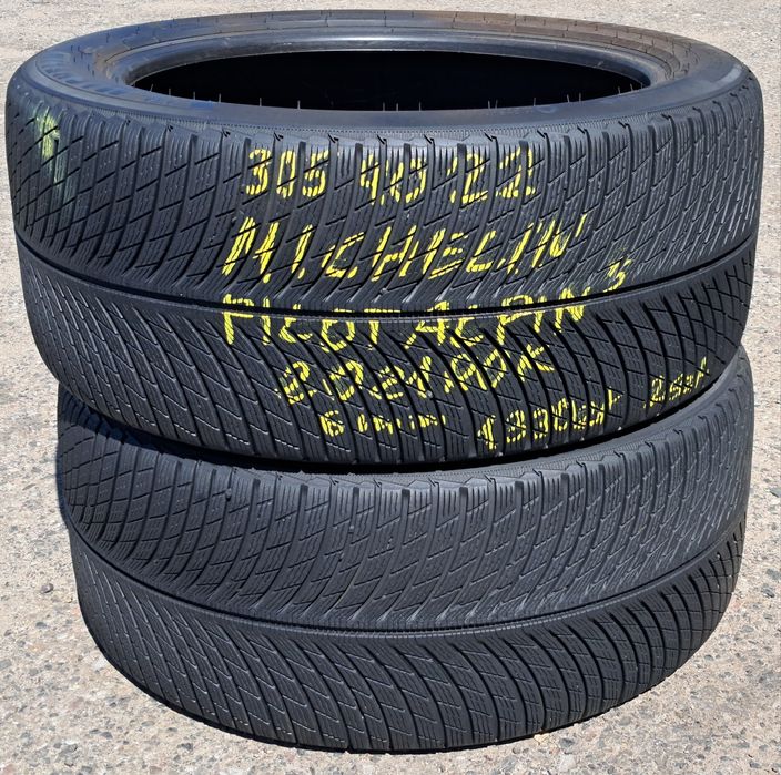 305/40/22 Michelin pilot alpin 5 6mm 21 rok
