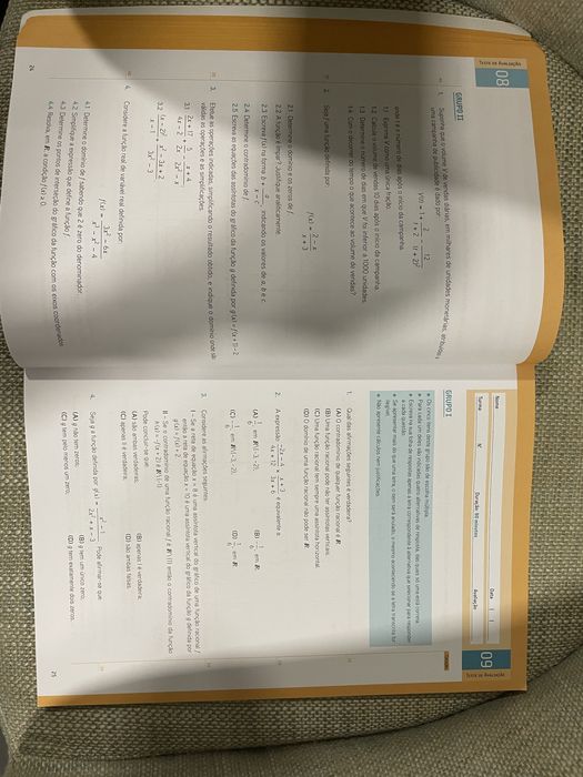 Livro de Testes Matemática A 11 ano64552053775363122