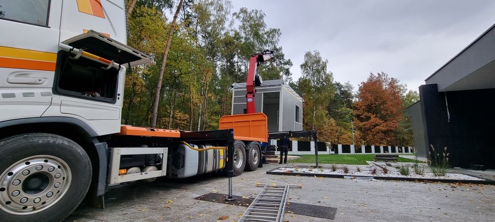 Usługi hds transport dźwig kontenery montaż