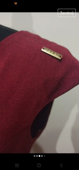 Śliczna sukienka bordowa M