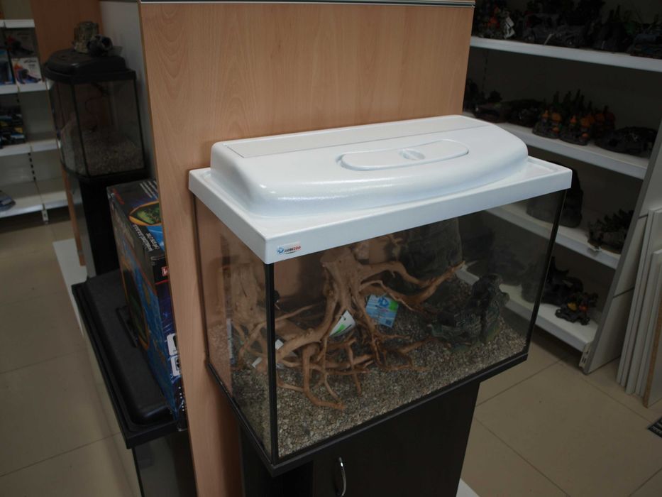 Pokrywa do akwarium prosta BIAŁA 60x30 T8 15W