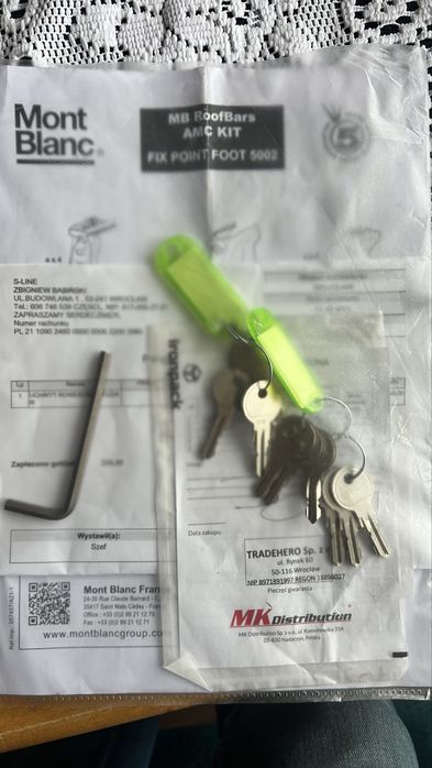 Bagażnik dachowy Mont Blanc Fix Point Foot 5002