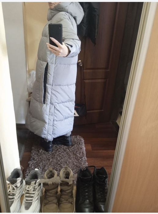 Пуховик на гусином пуху  Adidas