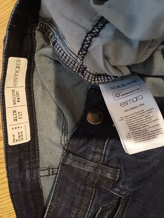 Spodnie jeans damskie 34