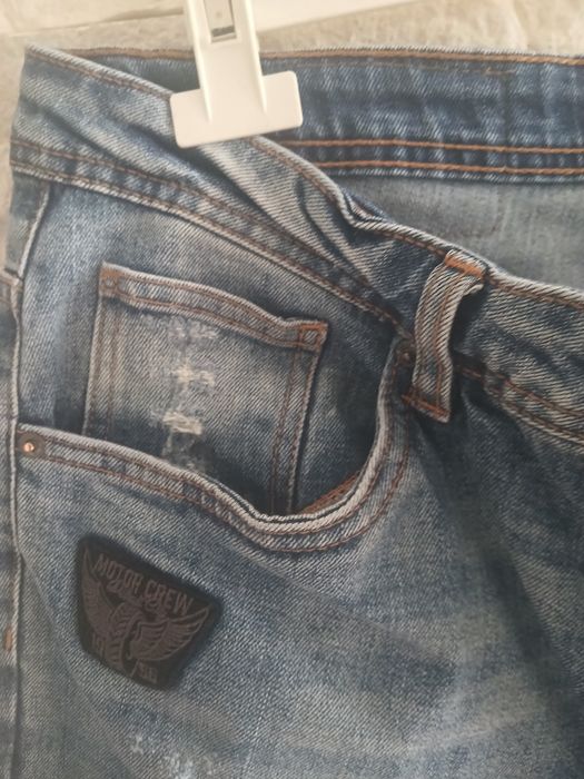 Spodnie jeansowe niebieskie 34/XL