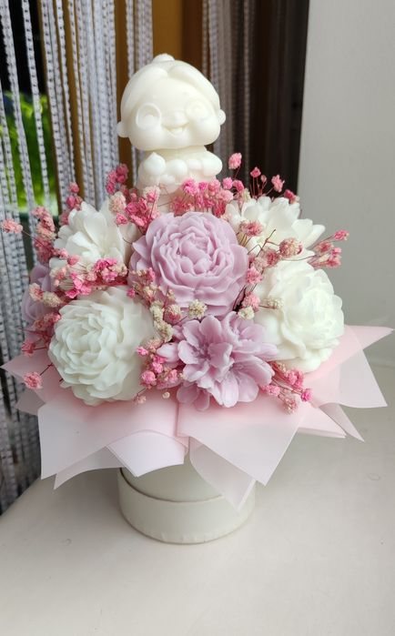Flowerboxy z wosku sojowego