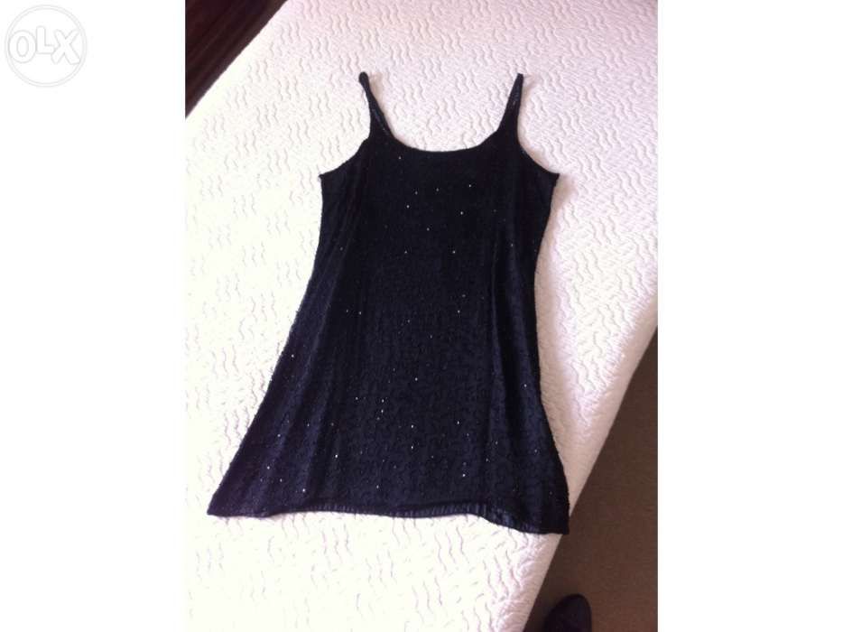 Vestido de cerimónia preto (usado uma vez)