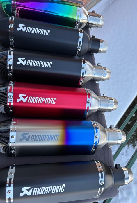 Akrapovic 37 прямоток на мотоцикл вихлоп акраповіч прямоточний глушник