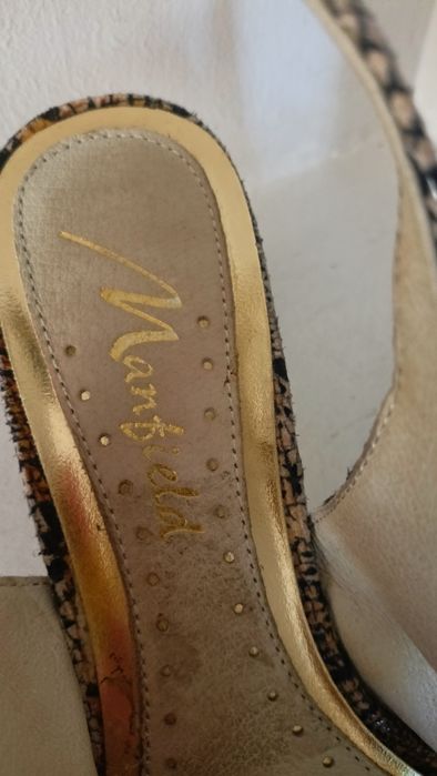 Buty Manfield róż 38