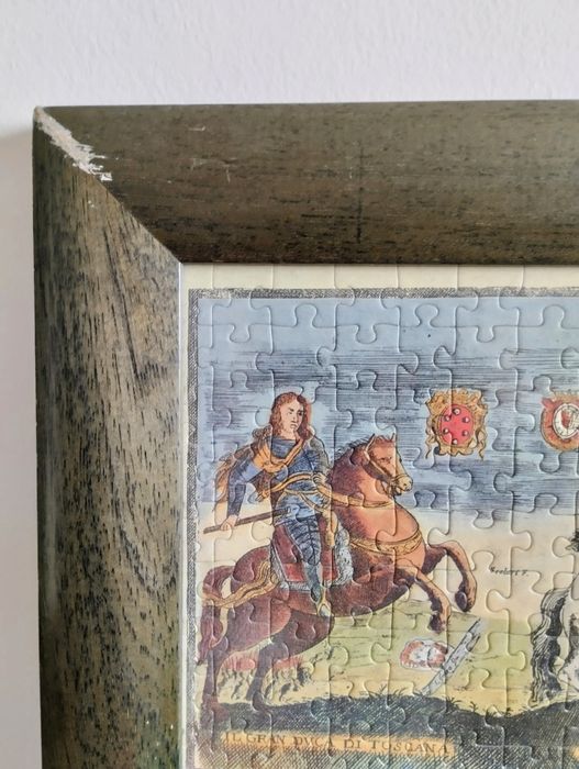 Puzzle emoldurado Mapa Mundi 1665