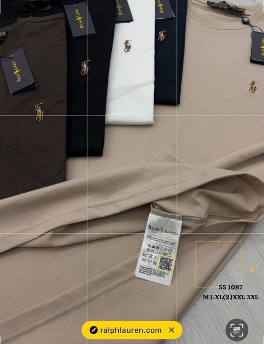 Koszulka Ralph Lauren czekolada xl