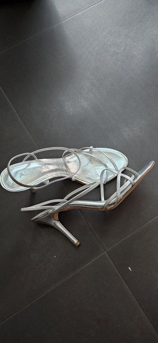 Sandalias de Cerimónia prateadas