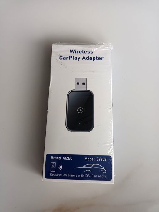 Bezprzewodowy Adapter Apple CarPlay AIZEO SYY03 – NOWY!