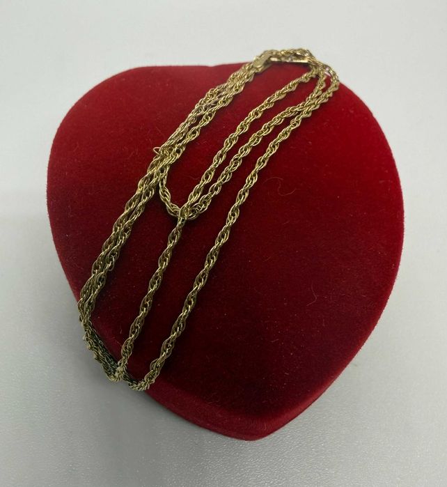 Złoty 585 łańcuszek singapur 1,55g 42,5cm / Nowy Lombard Raków